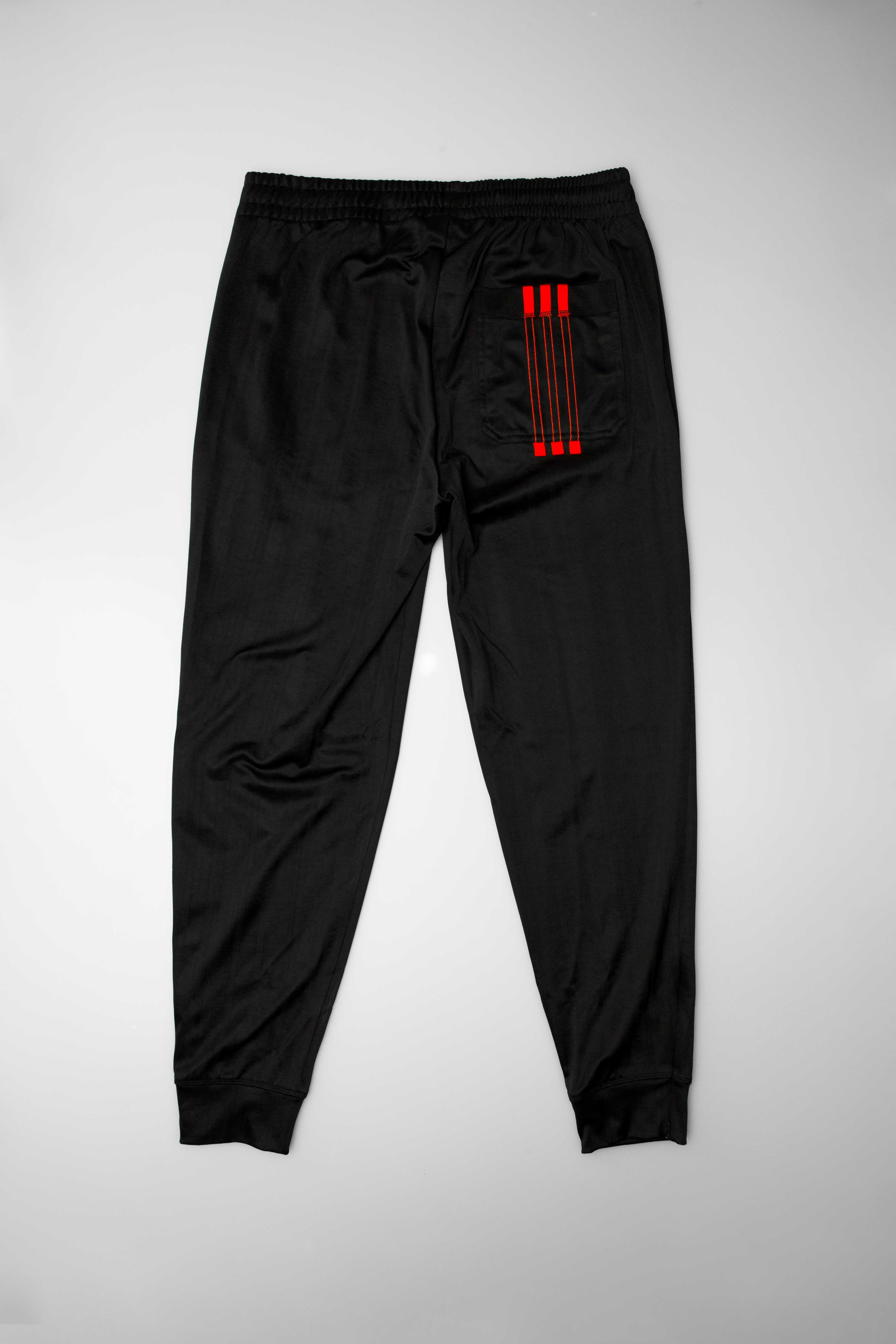 adidas Originals X Alexander Wang Mens Track Pants Black Red