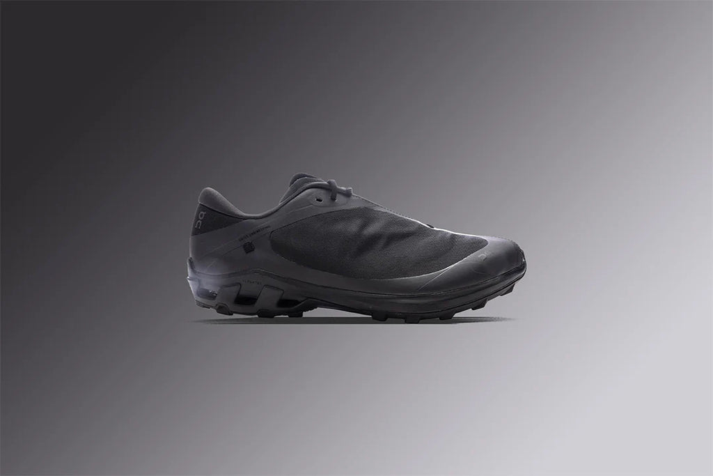 On x PAF Womens Cloudventure Peak All Black