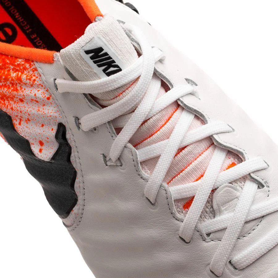 Nike Legend 7 Elite FG Firm Ground Soccer Cleats White Black Crimson