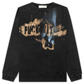L S Graphic Tee Washed Black