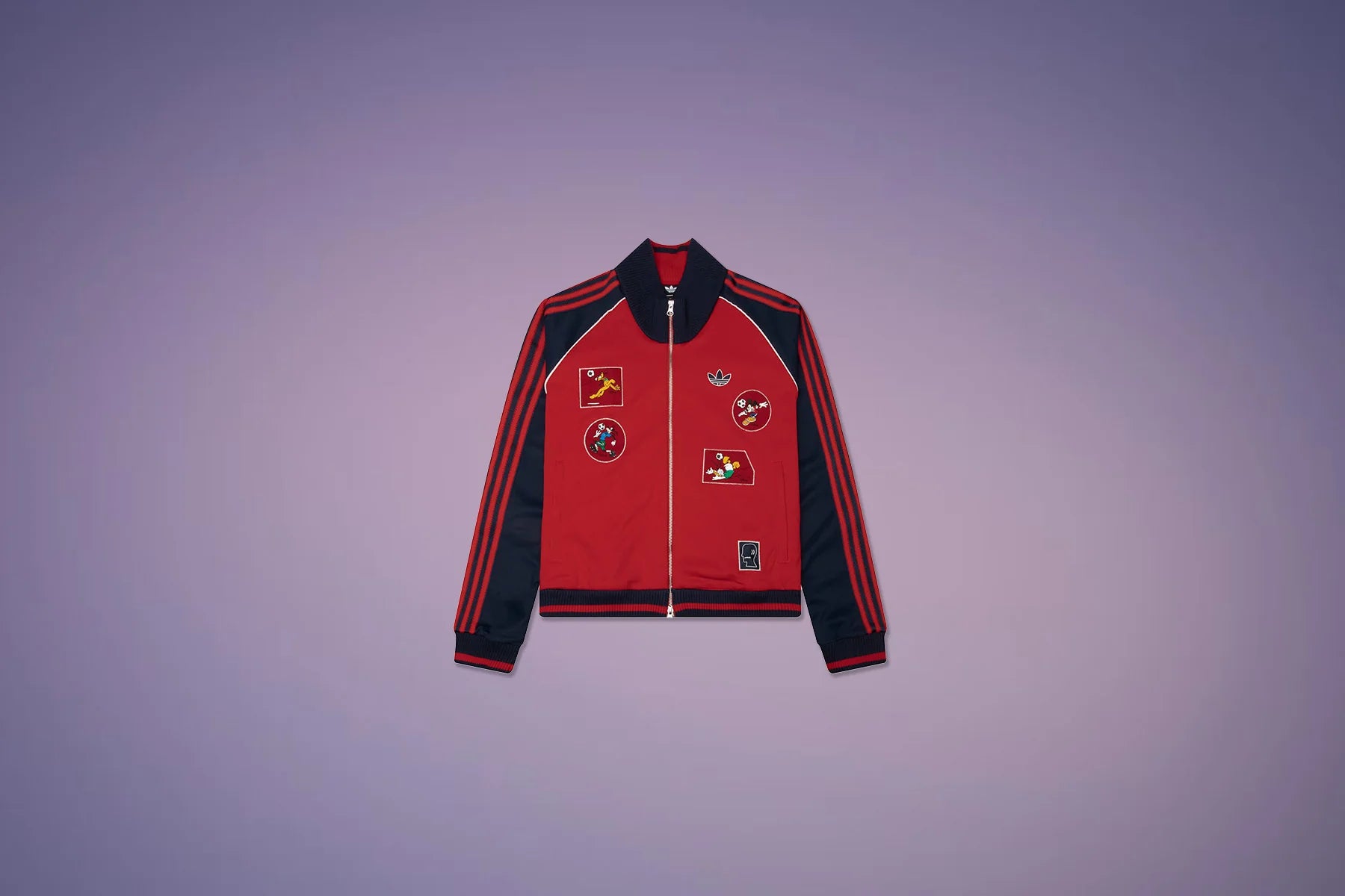 adidas Originals x Brain Dead by Disney Track Top Better Scarlet