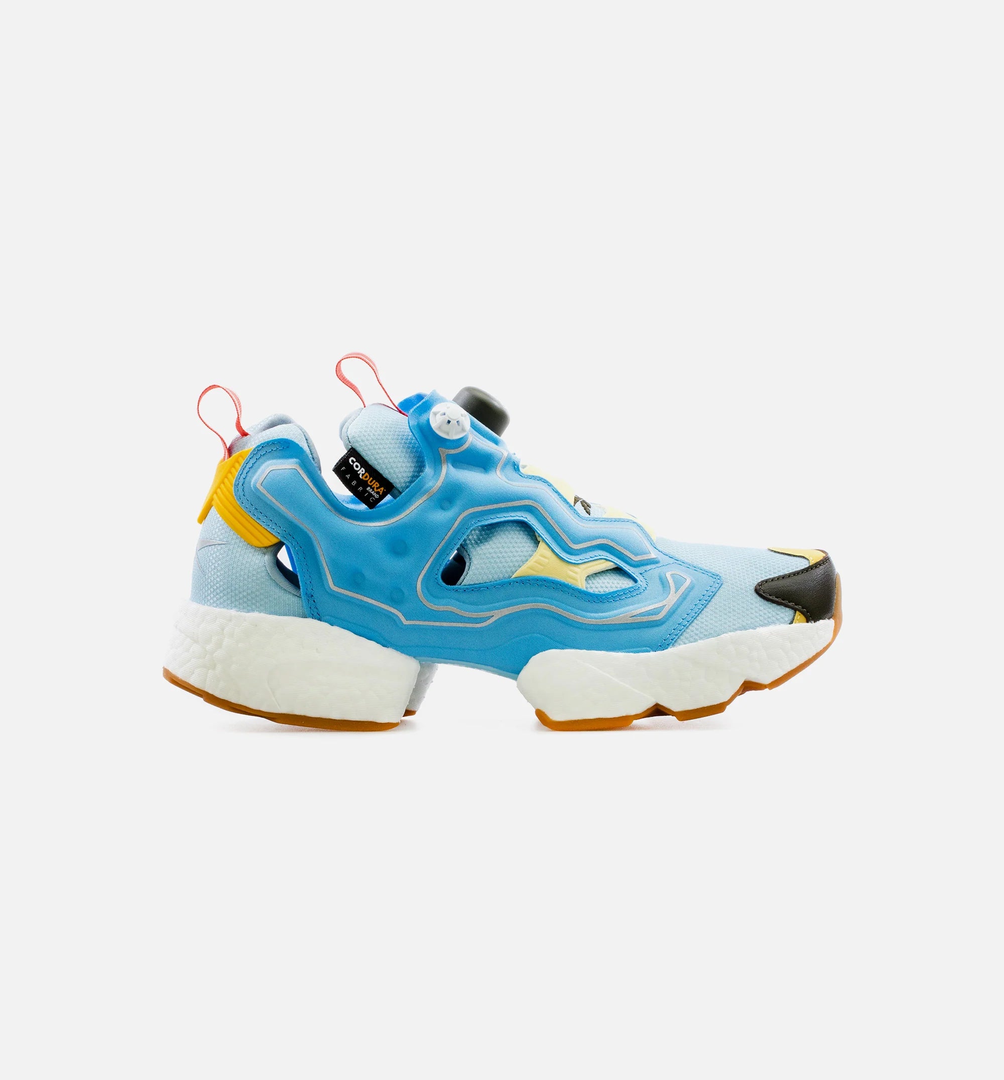Instapump Fury Boost X BBC Mens Lifestyle Shoe Blue Yellow