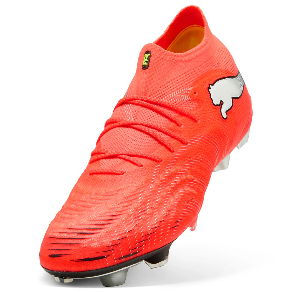 PUMA Future 9 Ultimate FG Firm Ground Mens Soccer Cleats Red White Black