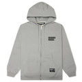 Classic L S Sweat Zip Hoodie Grey