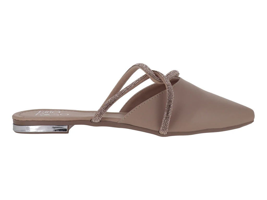 Zapatos Mule Luna Rosa Color Maquillaje para Mujer
