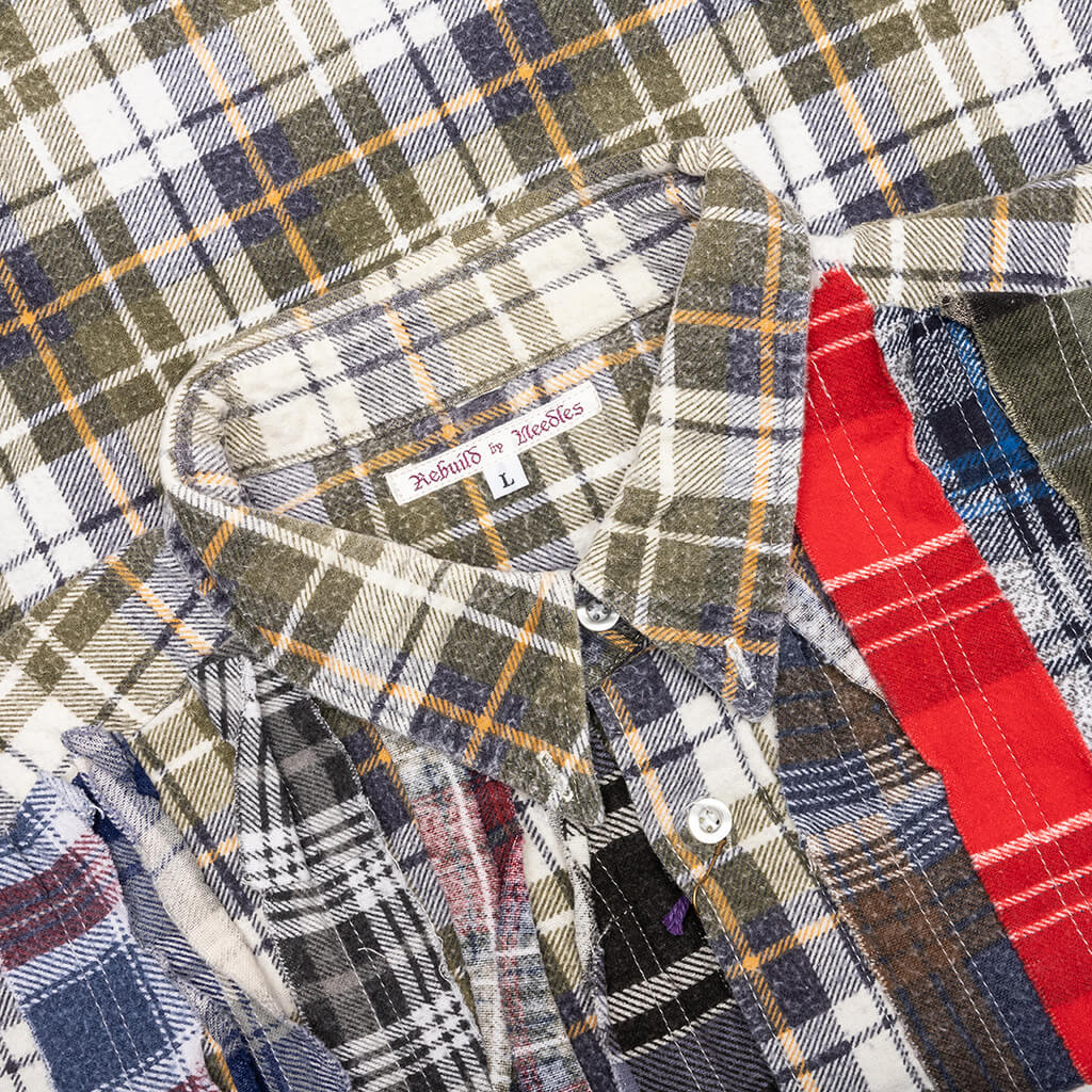 Ribbon Flannel Shirt Assorted