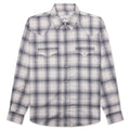 Shadow Plaid Western Shirt Dusk