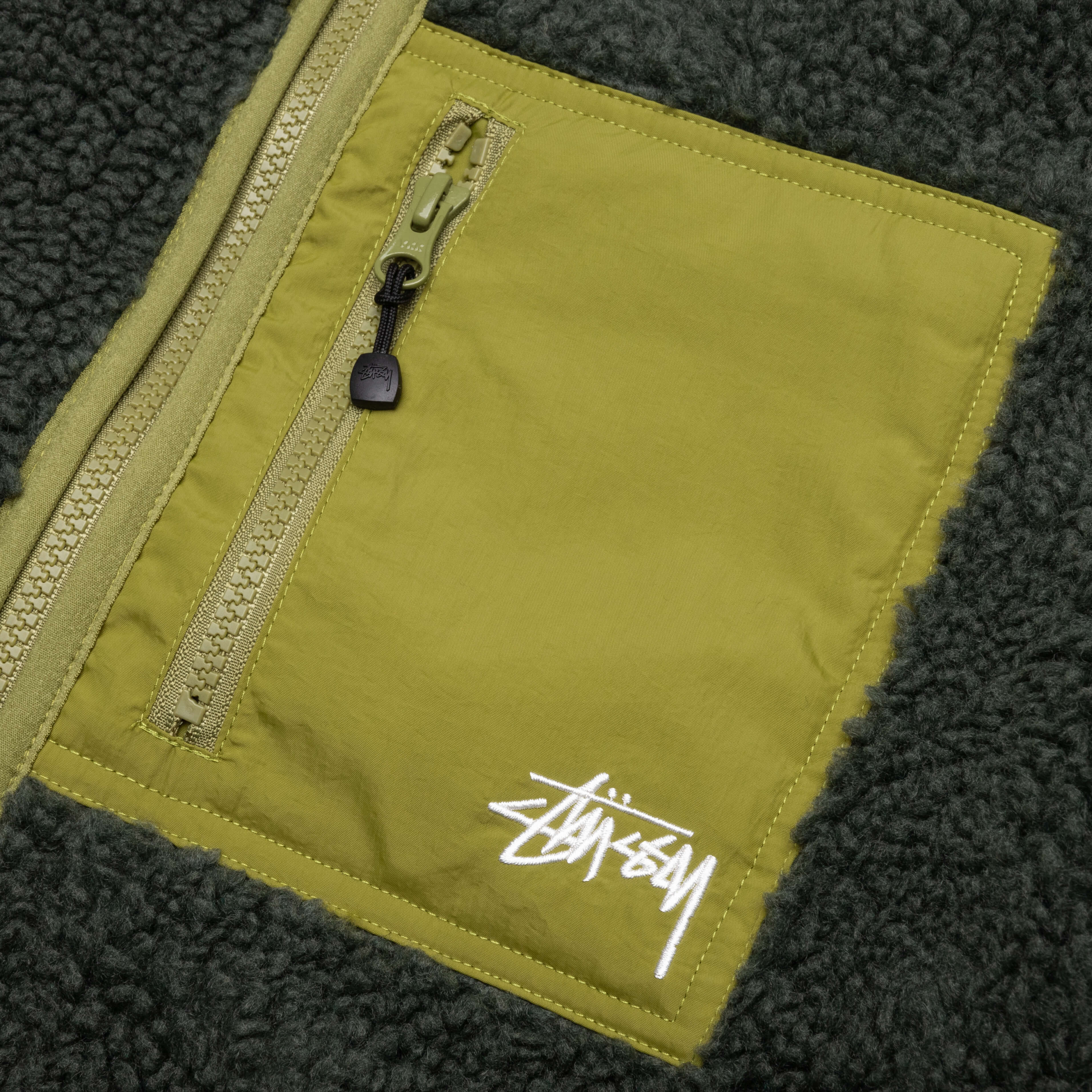 Sherpa Reversible Jacket Dark Green