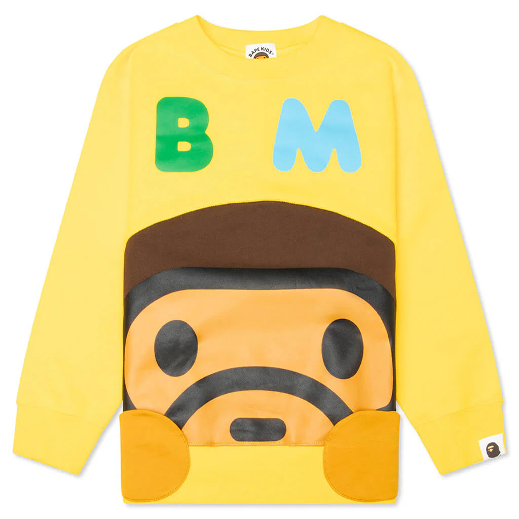 Kids Baby Milo Crewneck Sweatshirt Yellow