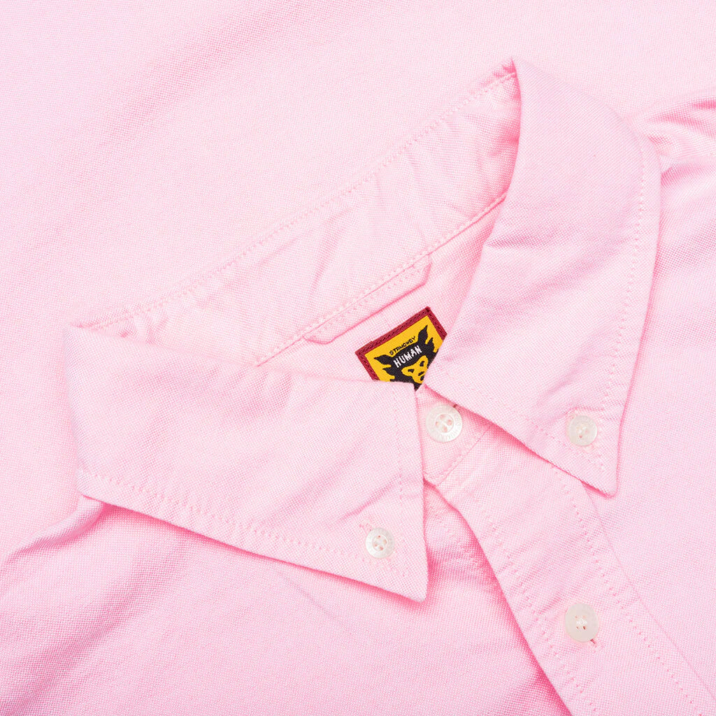 Oxford BD L S Shirt Pink