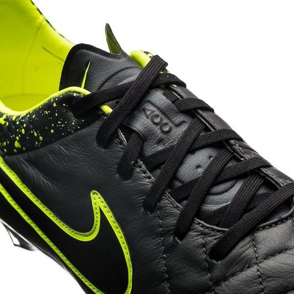 Nike Tiempo Legend V FG Soccer Cleatsh Anthracite Volt
