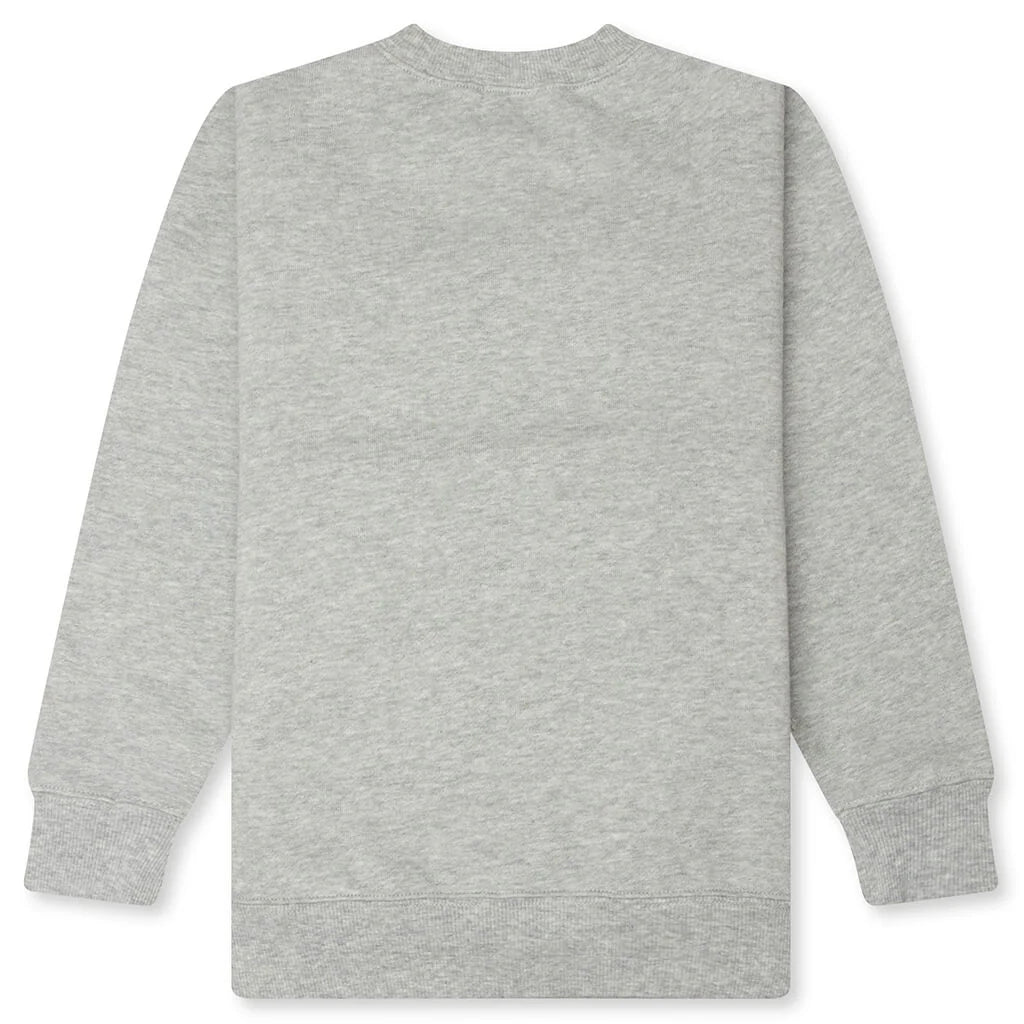 Kids Big Baby Milo Crewneck Sweatshirt Gray