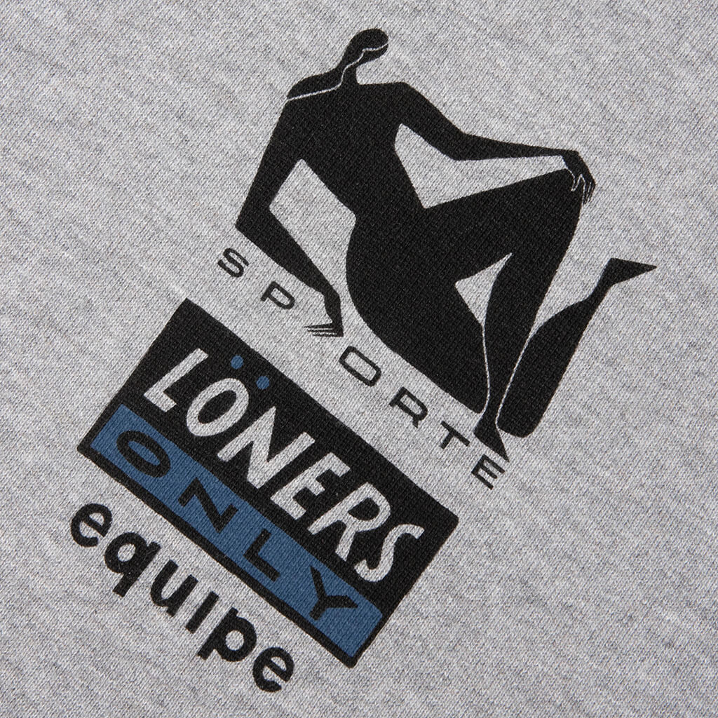 Parra Sporte Hooded Sweatshirt Heather Grey