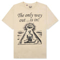 Only Way Out Tee Antique White