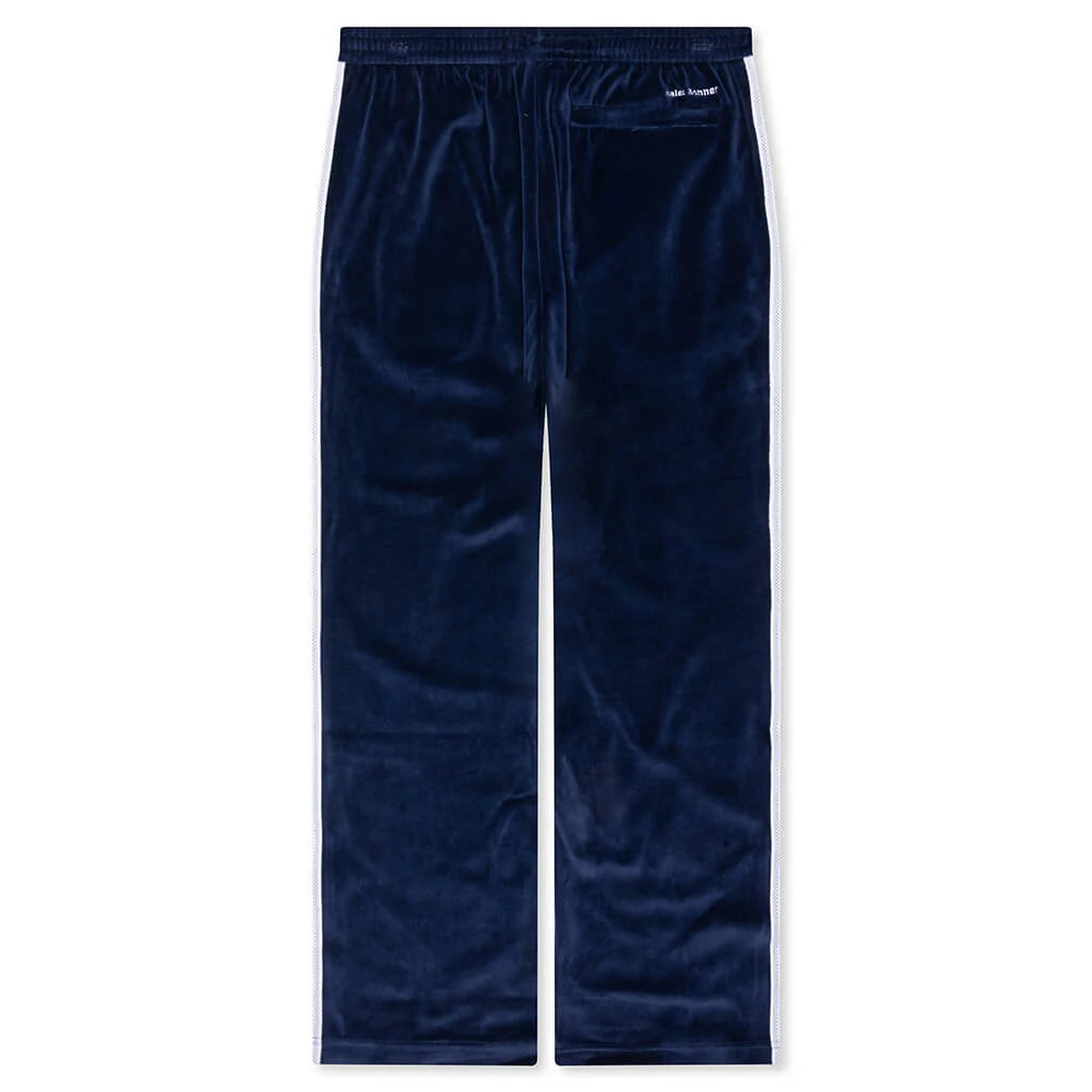 Adidas Originals x Wales Bonner Velour Track Pant Collegiate Navy