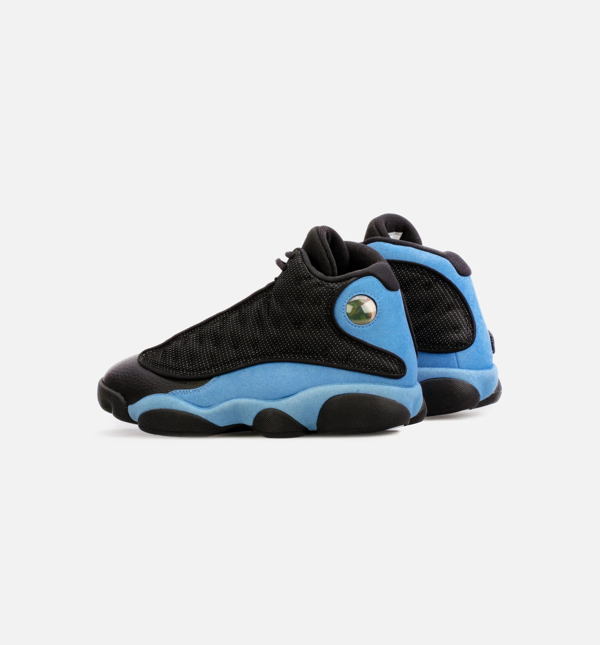 Air Jordan 13 Retro University Blue Mens Basketball Shoe Black Blue