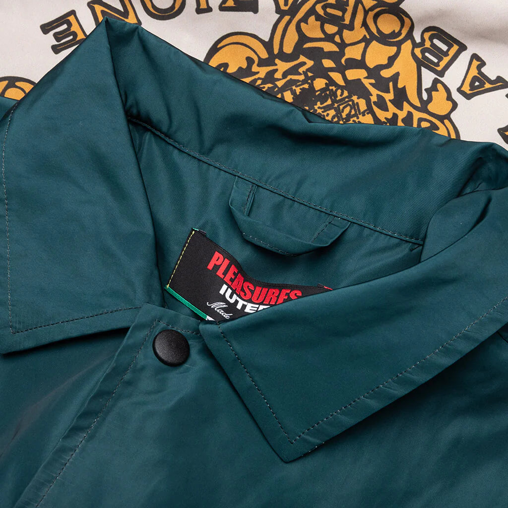 Lorenzo Coach Jacket Dark Green