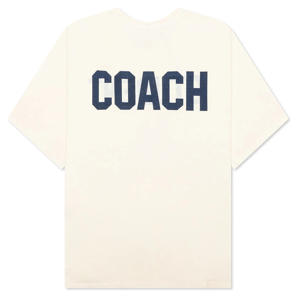 Student Coach Tee Archival White