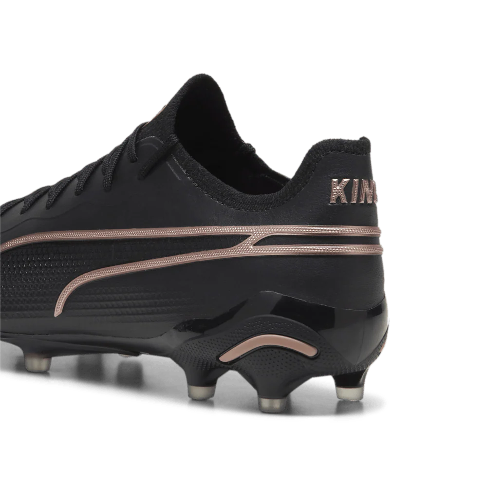 PUMA King Ultimate FG AG Firm Ground Soccer Cleats Black Copper