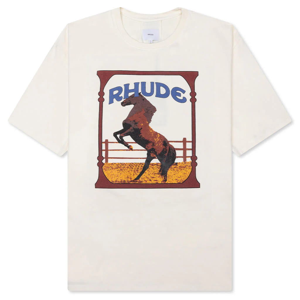 Rhude Cardre Tee Vintage White