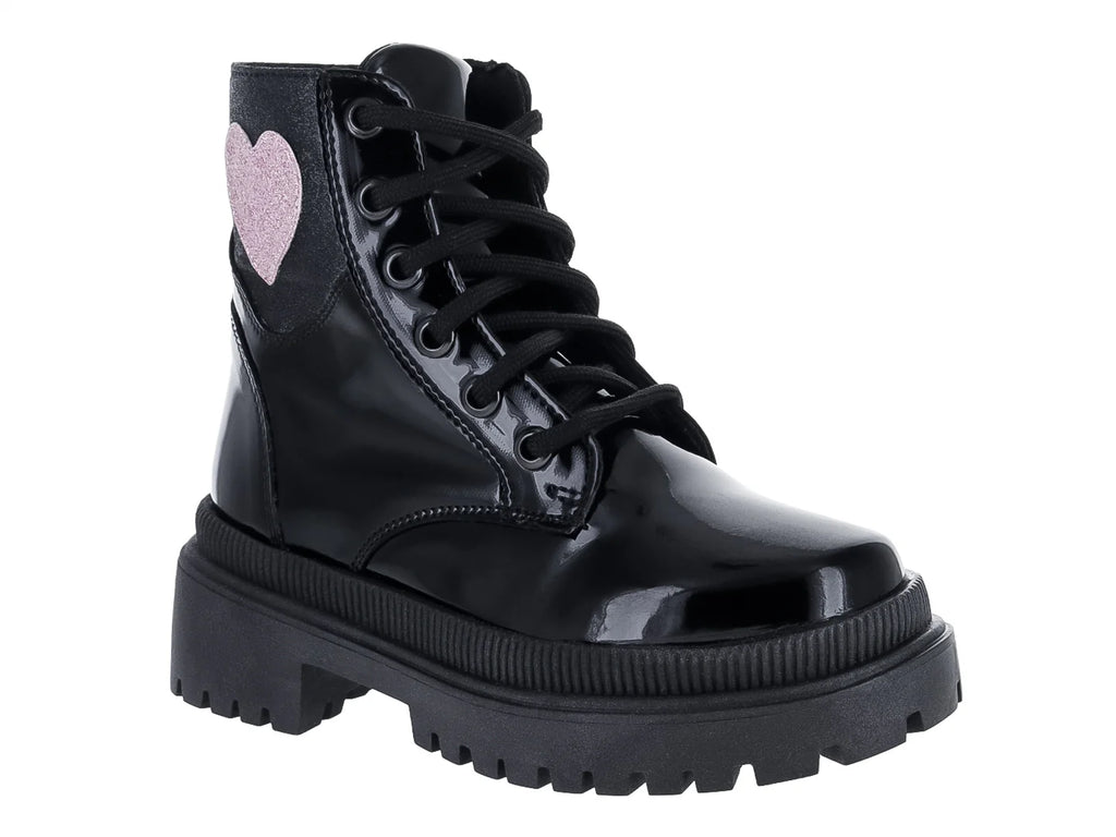 Botas MELIANA Charol Negro para Niña