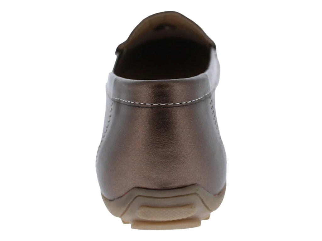 Comfort Fit Mocasines Bronce para Mujer