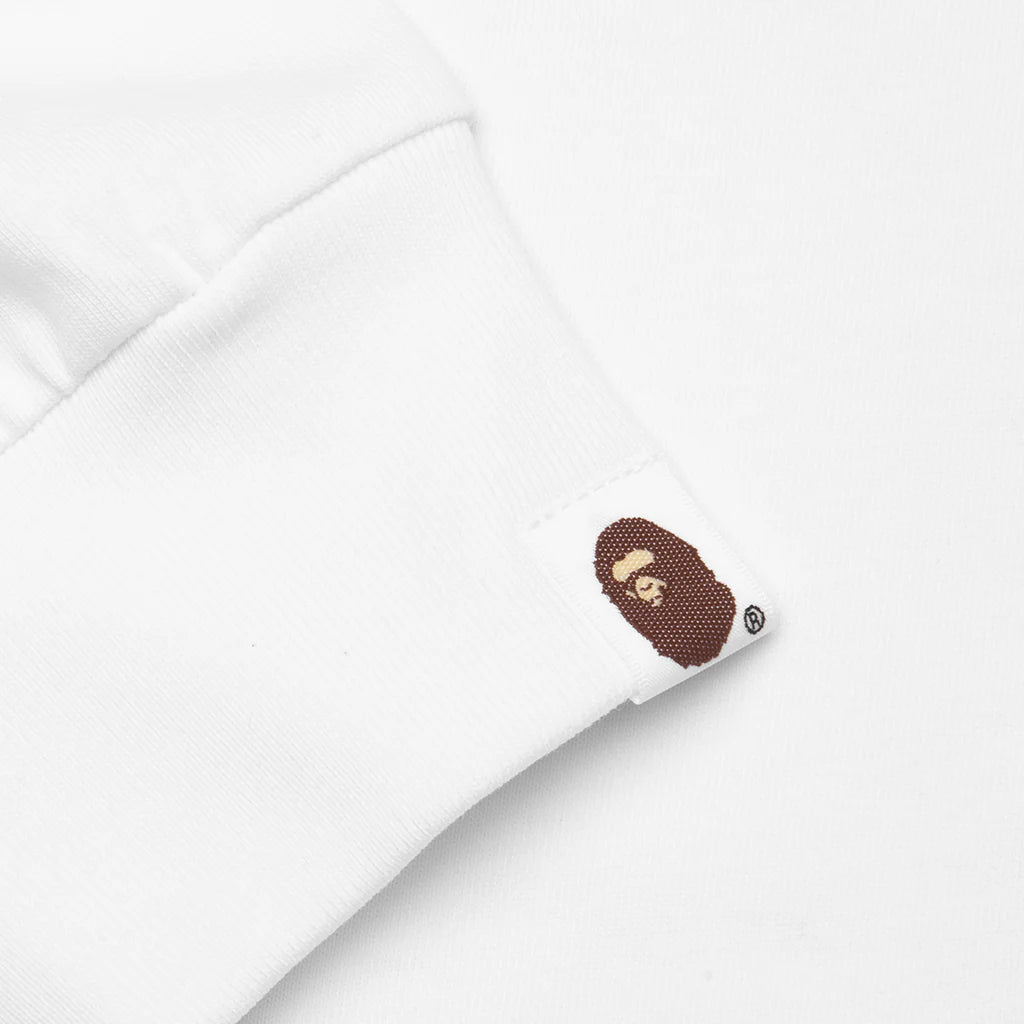 Marbling Camo Ape Head Relaxed Fit L S Tee White