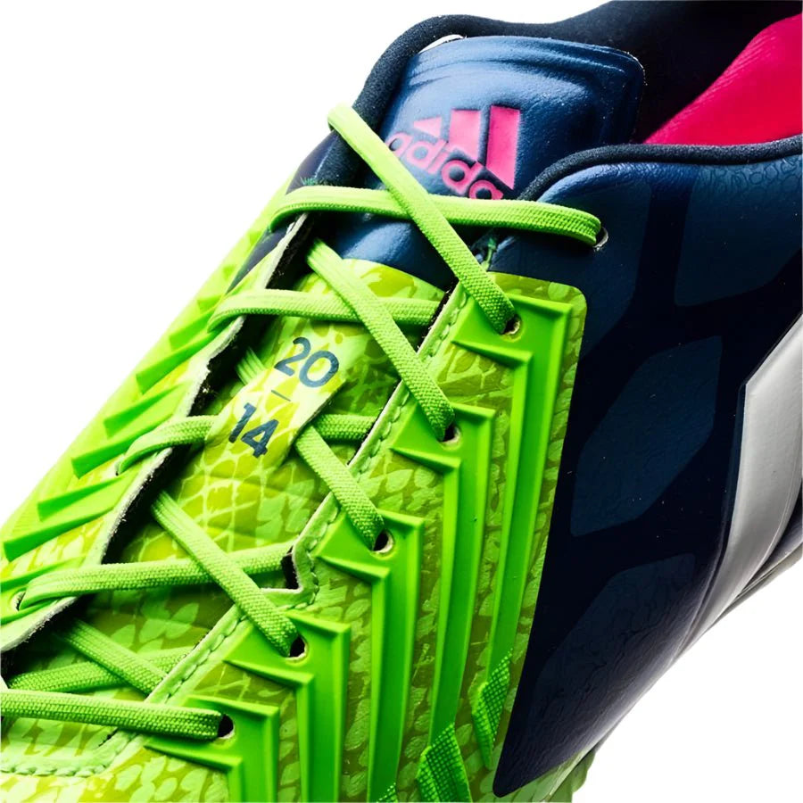 adidas Predator Instinct FG Firm Ground Soccer Cleats Rich Blue White Neon Green
