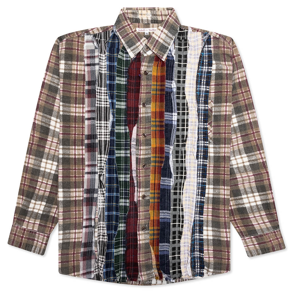 Ribbon Flannel Shirt Assorted
