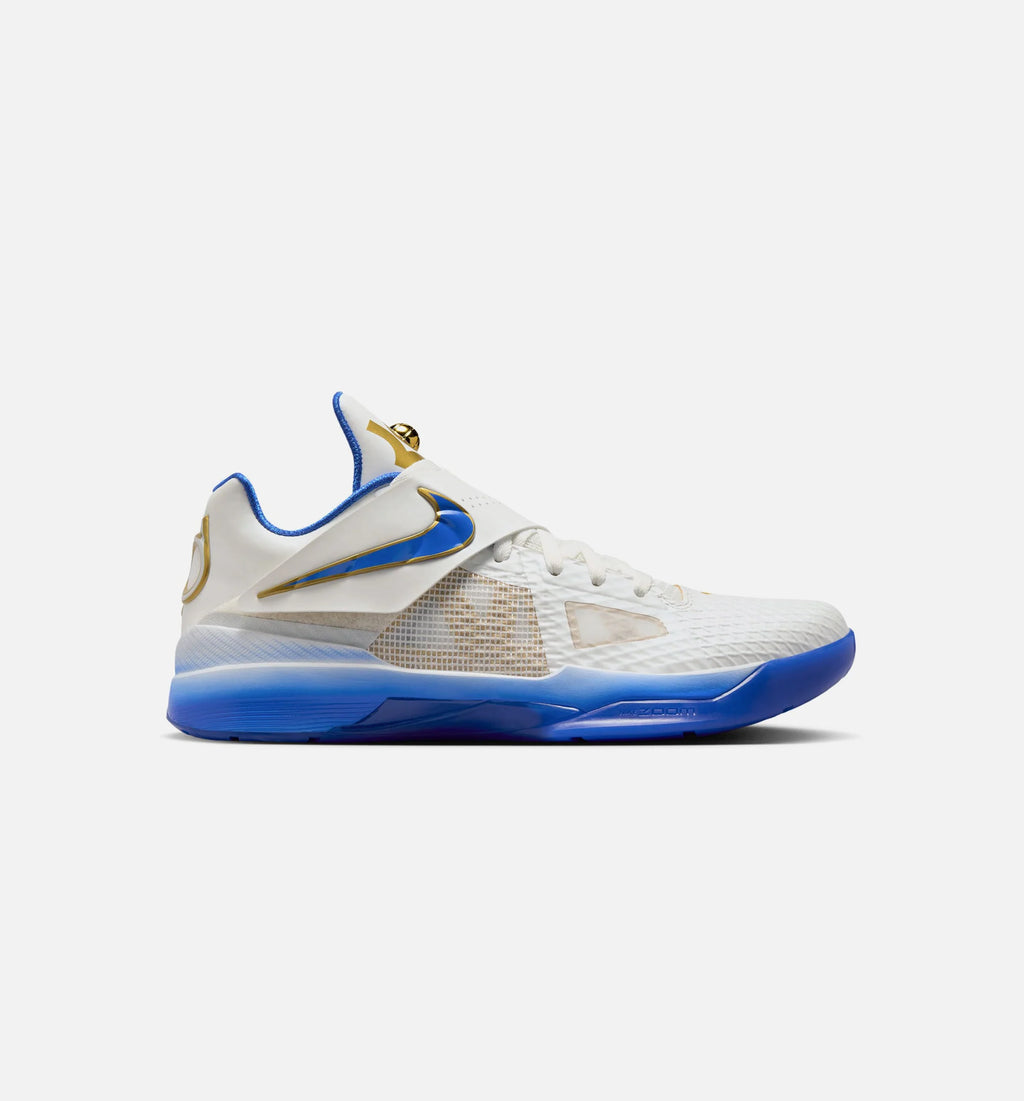 Zoom KD 4 Alternate MVP Mens Lifestyle Shoe Summit White Hyper Royal Metallic Gold