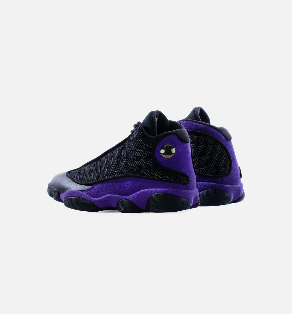 Air Jordan 13 Retro Court Purple Mens Lifestyle Shoe Black White Court Purple Free Shipping