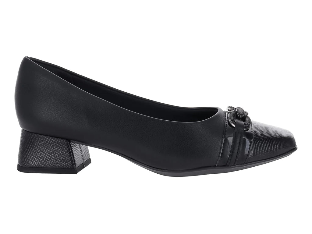 Zapatos de Tacón Cuadrado Piccadilly Negro para Mujer