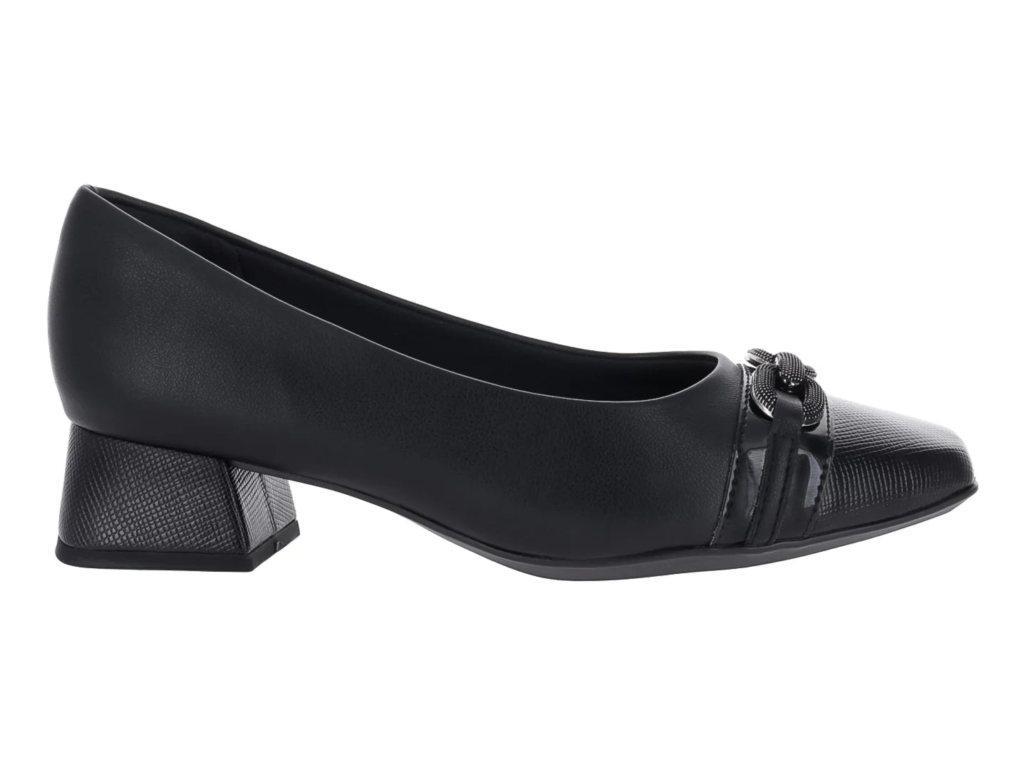 Zapatos de Tacón Cuadrado Piccadilly Negro para Mujer