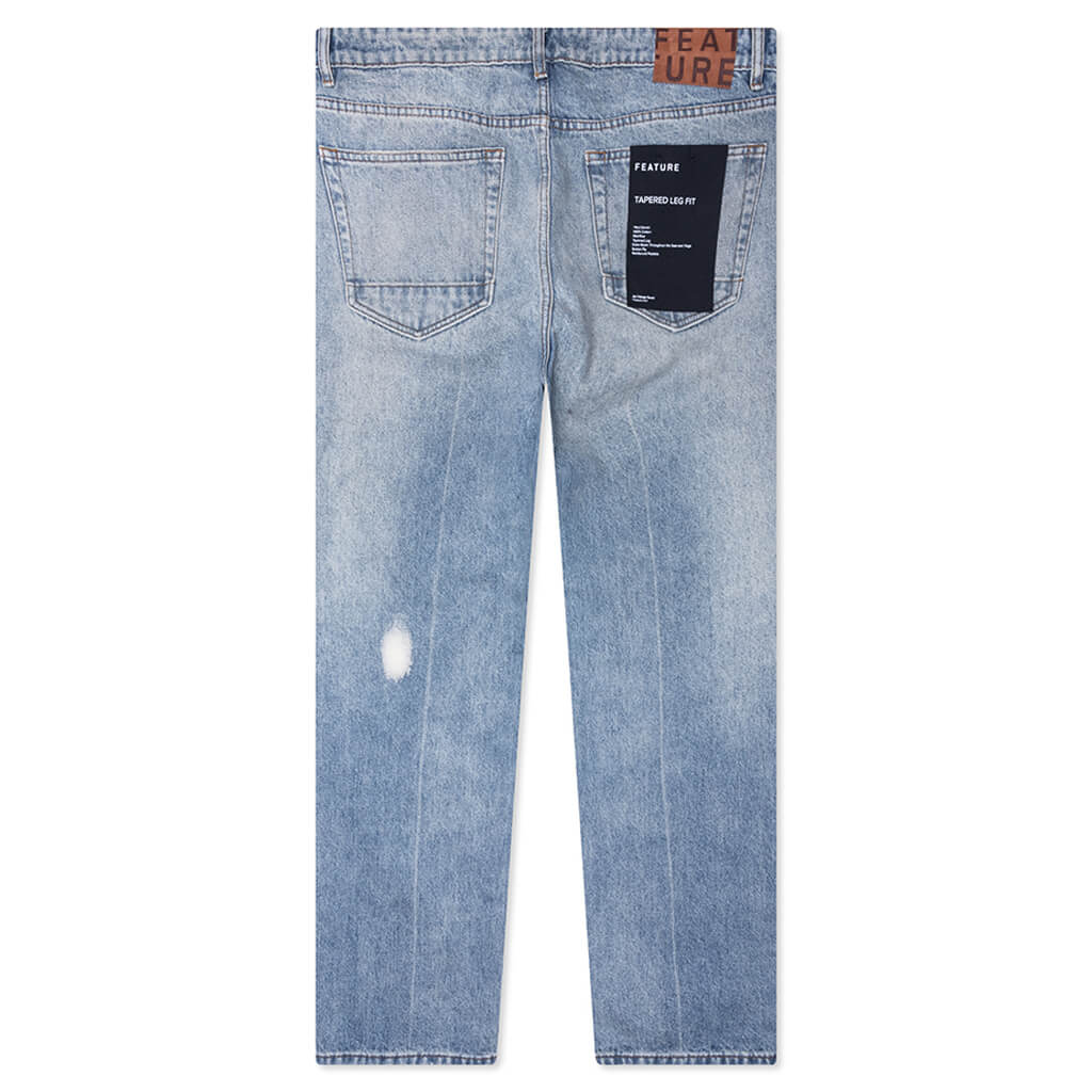 Jacob Tapered Denim Vintage Med Blue
