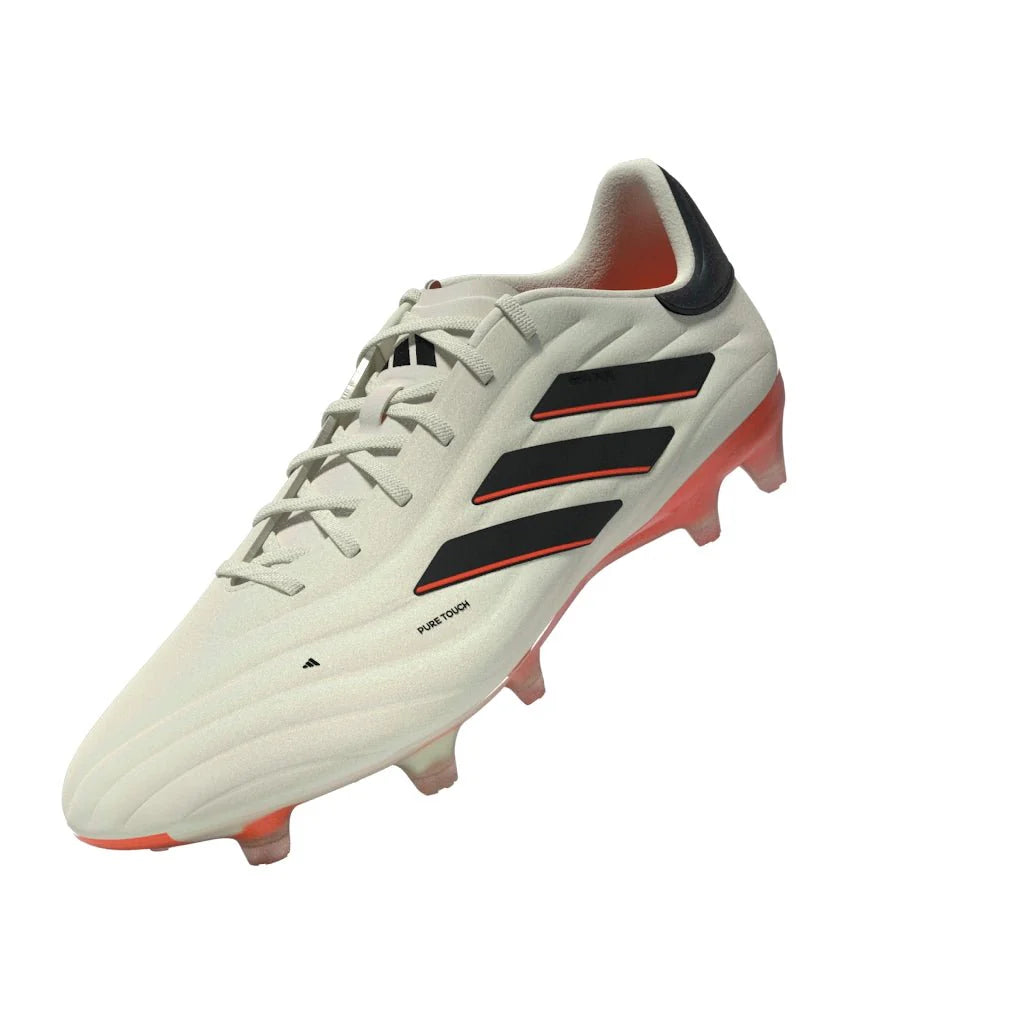 adidas Copa Pure 2 Elite FG Firm Ground Soccer Cleats Ivory Black Solar Red