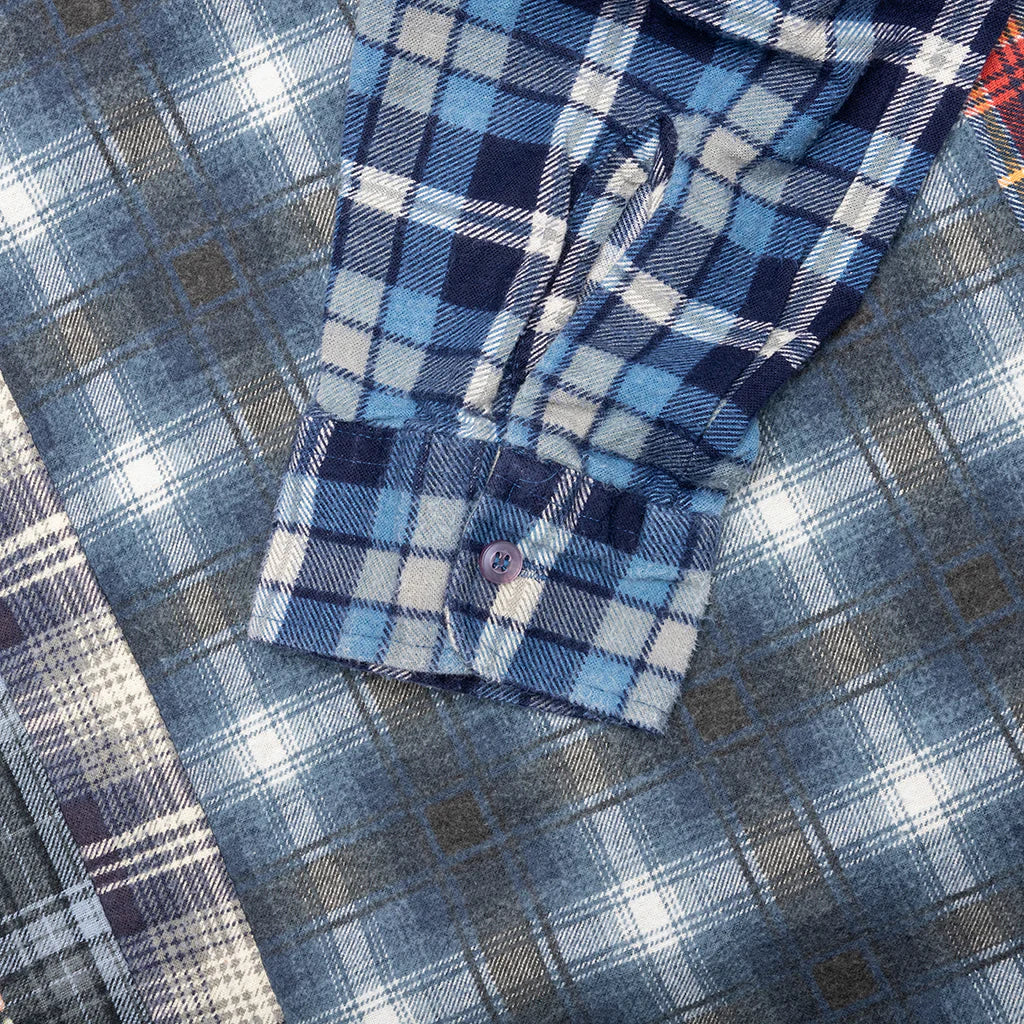 7 Cuts Flannel Shirt Assorted