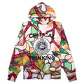 Critical Thinking Hoodie Stained Glass Print