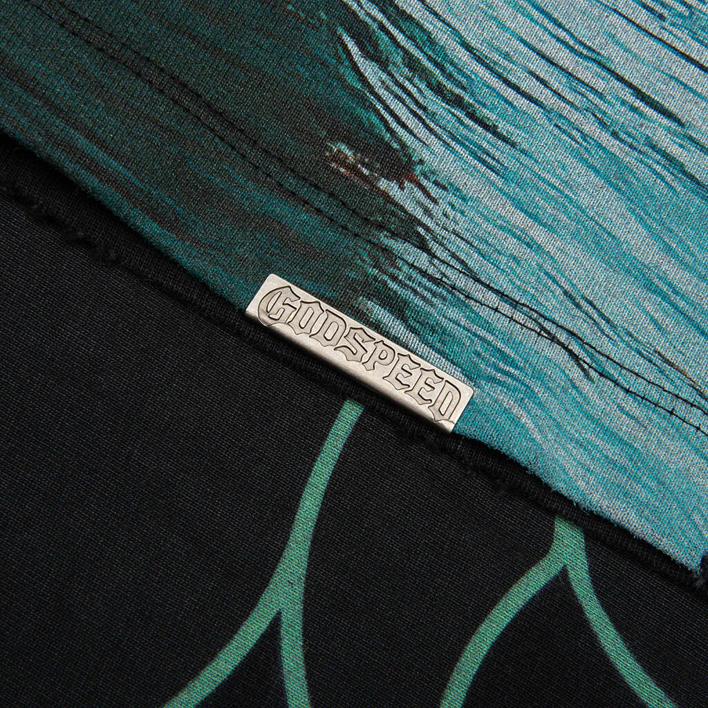 Sunken Liberty Sleeveless T Shirt Black