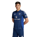 adidas Manchester United Away Authentic Mens Soccer Jersey 24 25 Night Indigo White