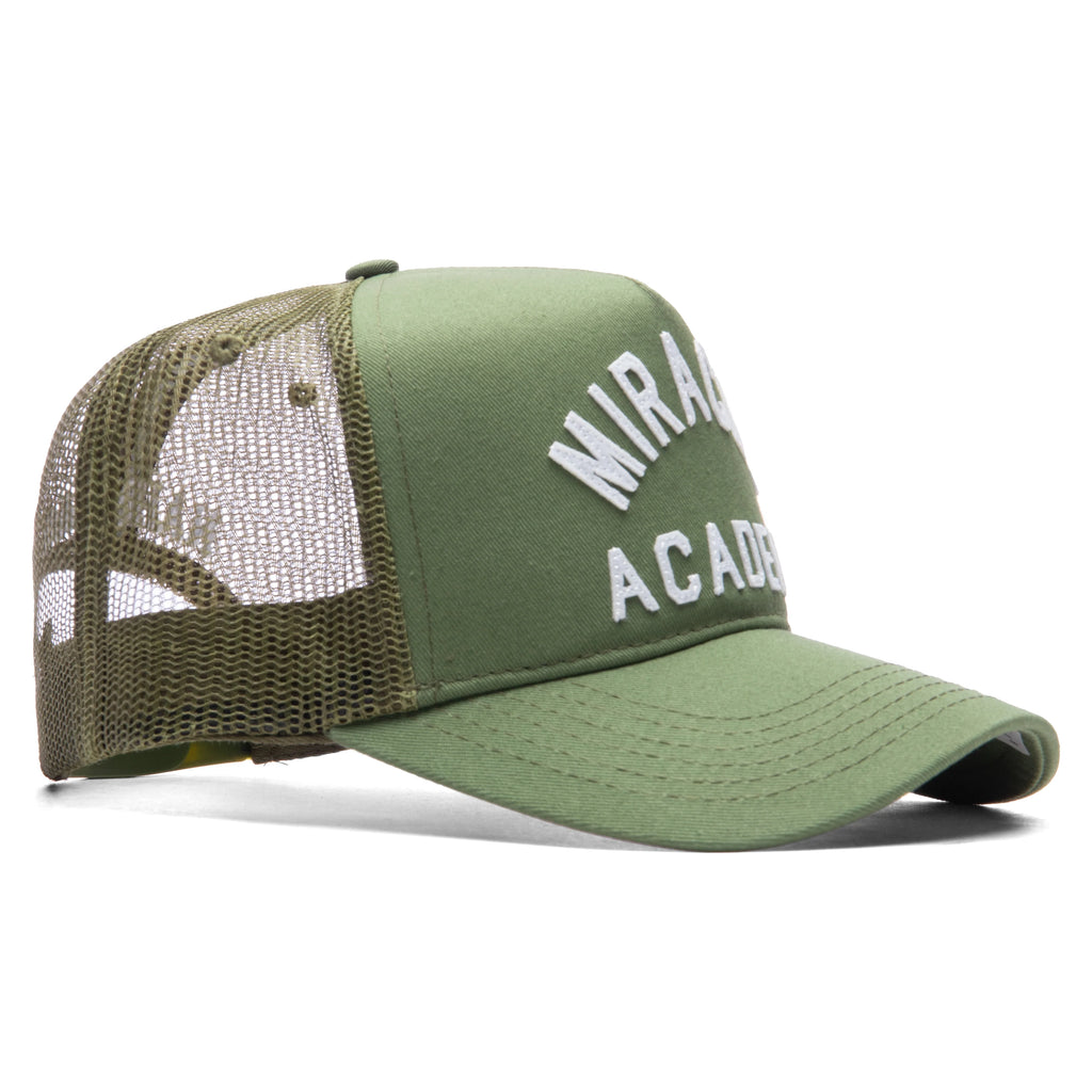 Miracle Academy Trucker Hat Forest Green