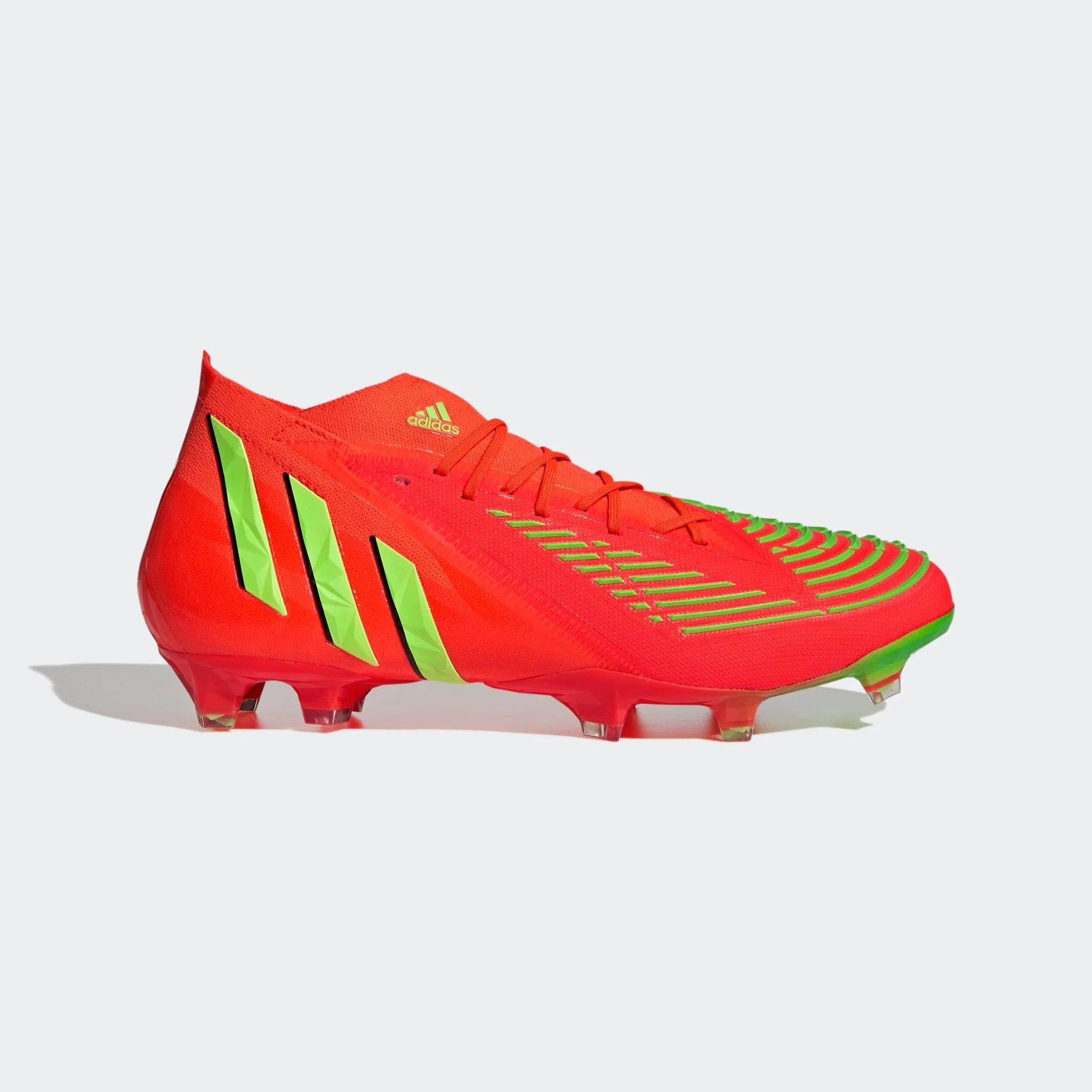 adidas Predator Edge1 FG Firm Ground Boots Solar Red Solar Green Black