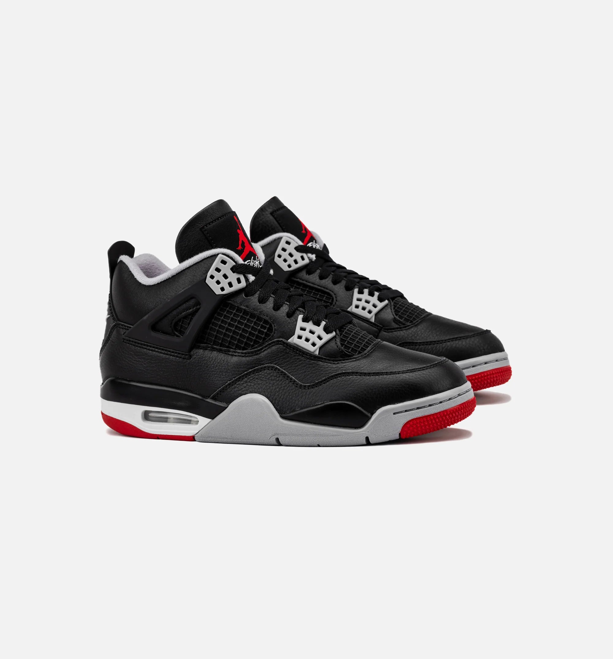 Air Jordan 4 Retro Bred Reimagined Mens Lifestyle Shoe Black Fire Red Cement Grey Summit White Limit One Per Customer