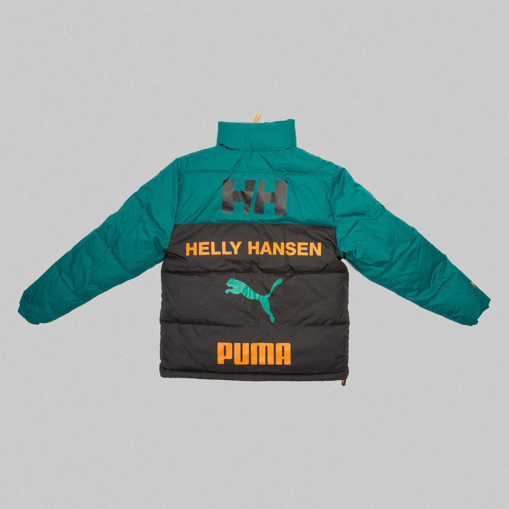 Puma X Helly Hansen Reversible Mens Jacket Teal Green