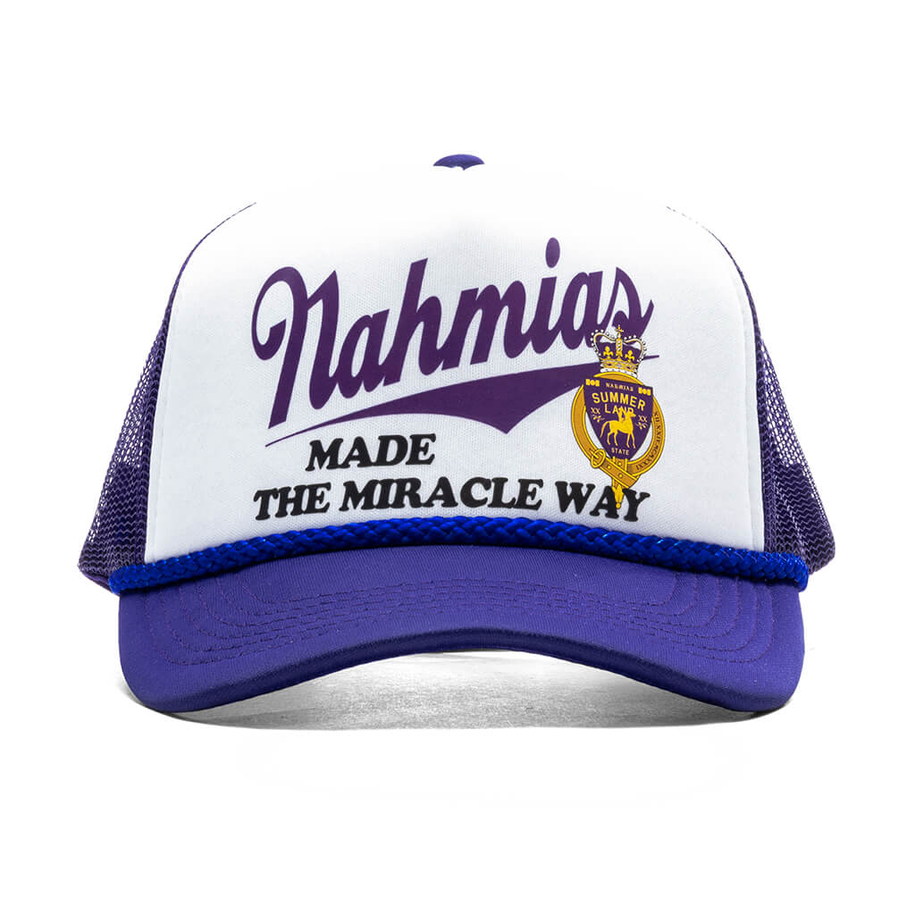 Miracle Way Foam Trucker Hat Grape