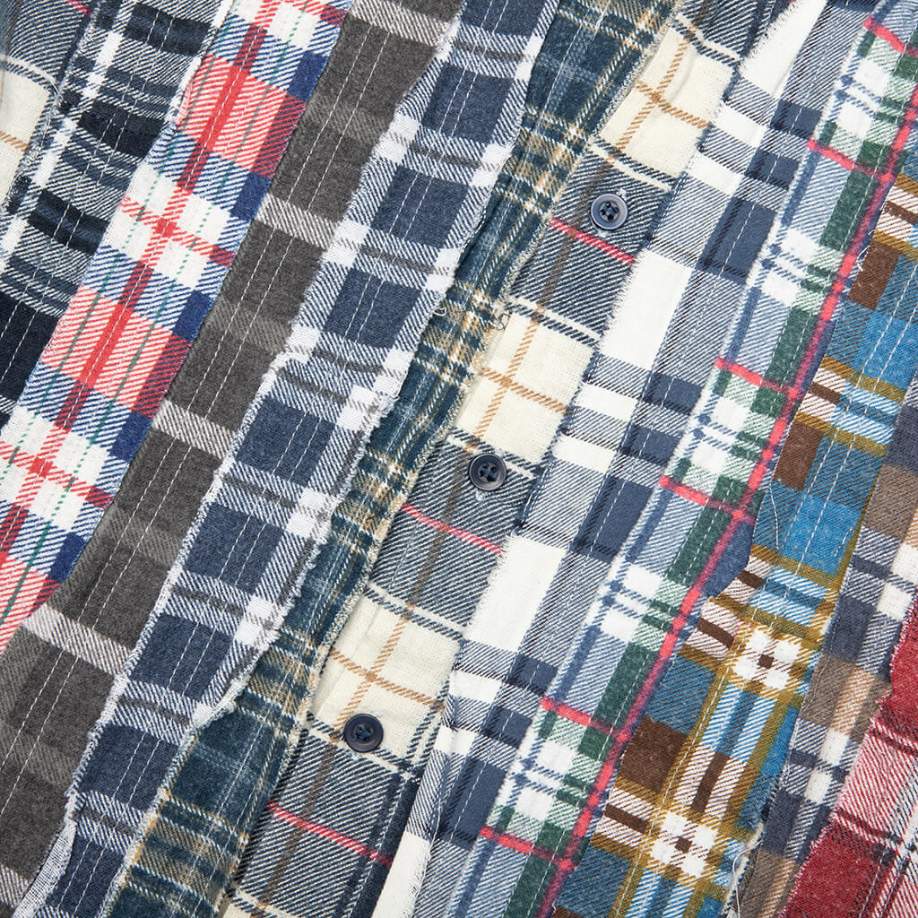 Ribbon Flannel Shirt Assorted
