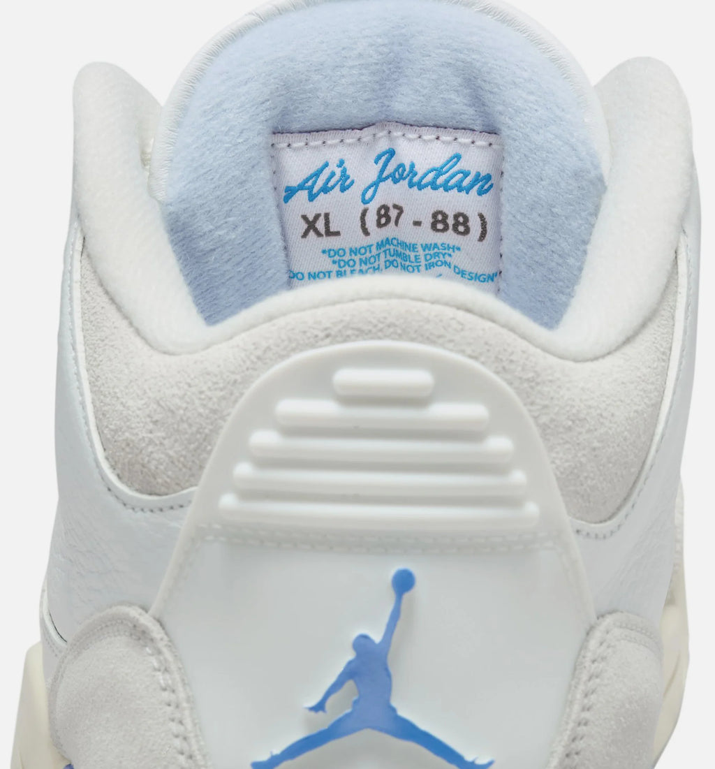 Air Jordan 3 Retro Lucky Shorts Mens Lifestyle Shoe Summit White Hydrogen Blue Legend Blue