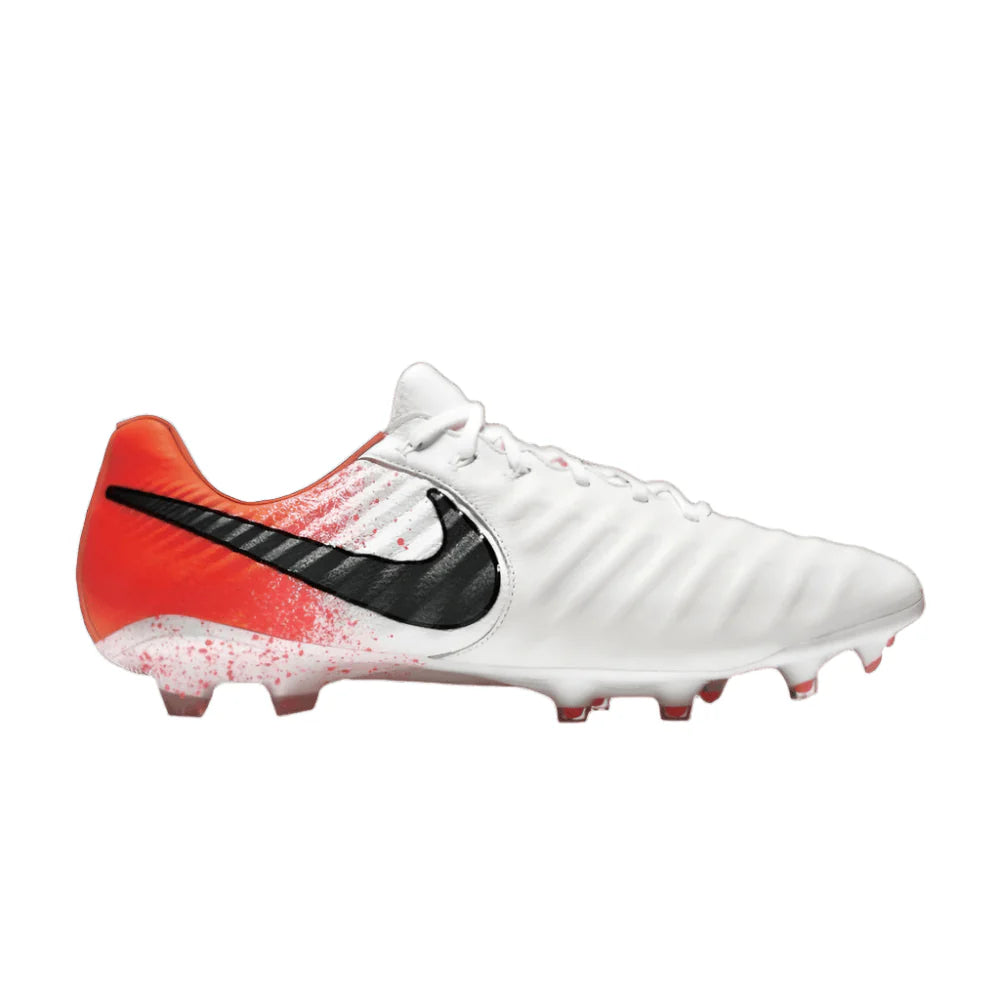 Nike Legend 7 Elite FG Firm Ground Soccer Cleats White Black Crimson