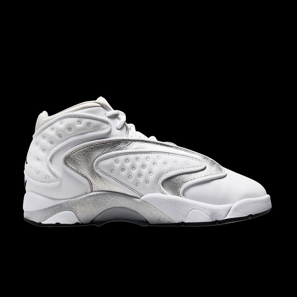 WMNS Air Jordan OG White Metallic Silver Black