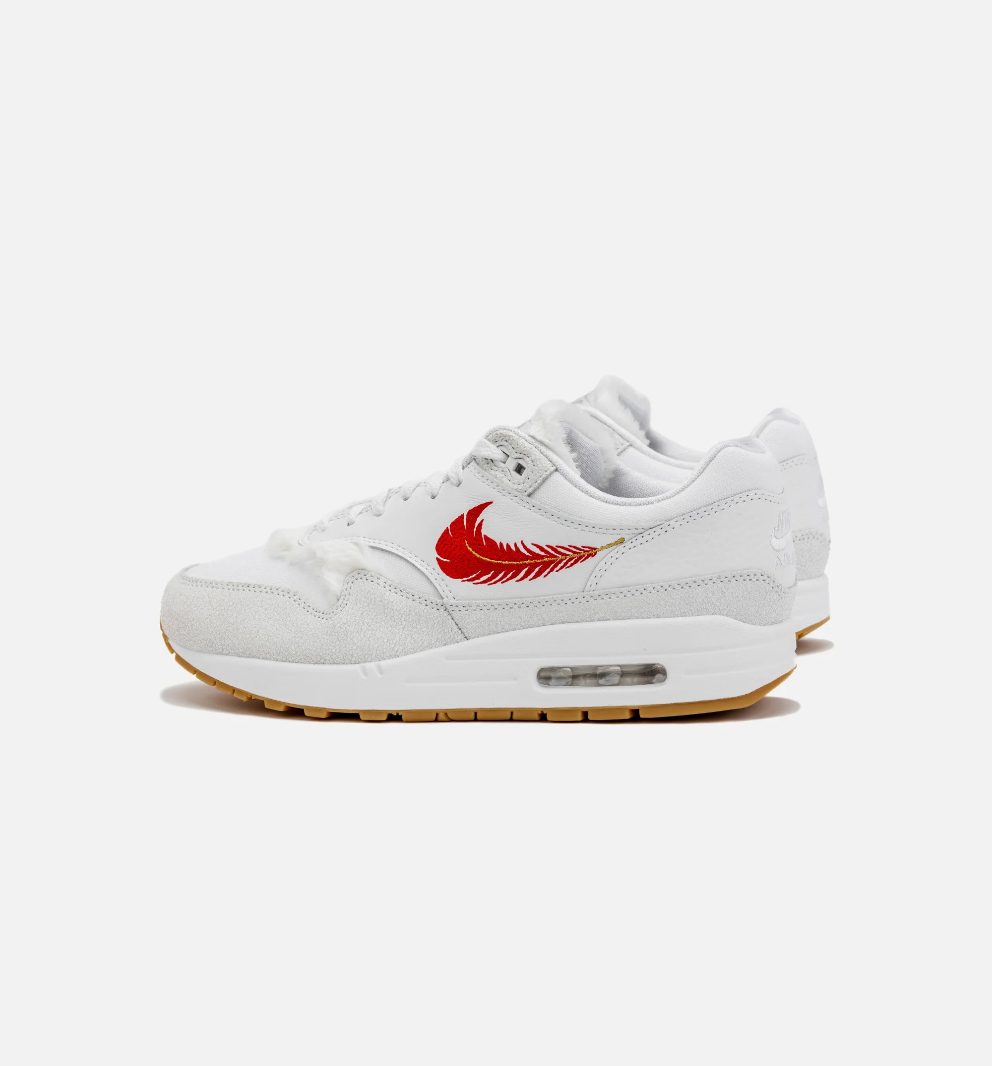 Air Max 1 The Bay Mens Lifestyle Shoe White Red