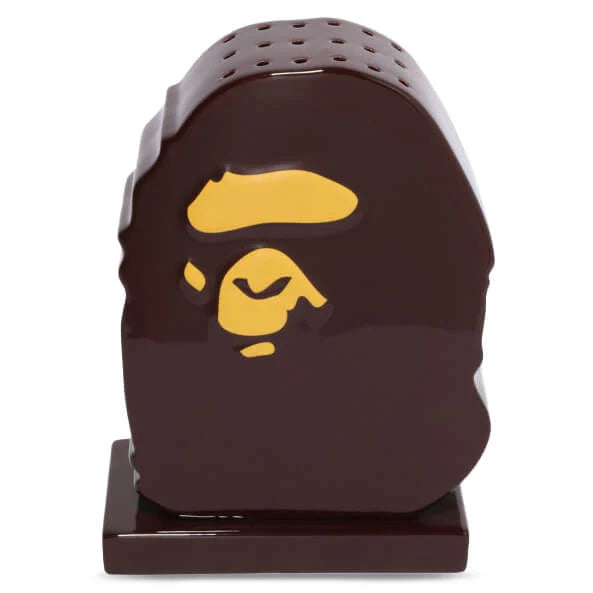 Ape Head Incense Holder Brown
